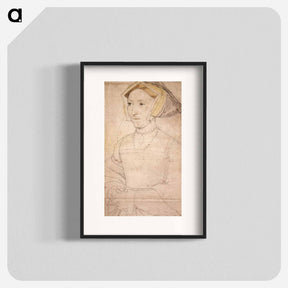 アートポスター-Portrait of Jane Seymour - ハンス ホルバイン Poster.