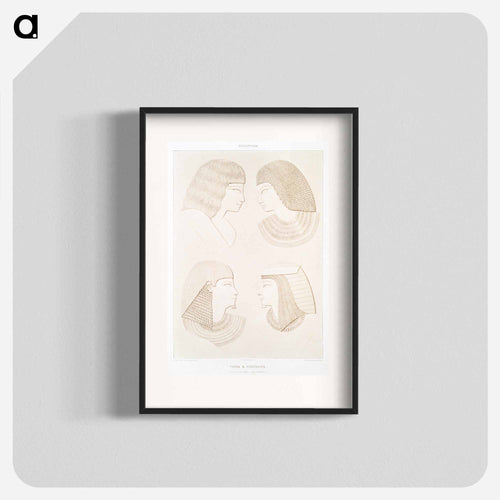 Egyptian Types and Portraits
 - Egyptian Art History Poster.