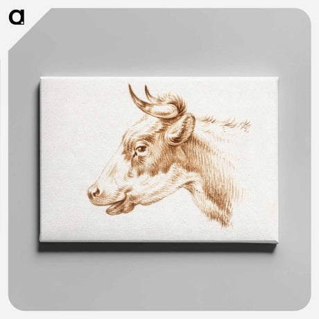 アートパネル-Head of a cow - ジャン ベルナール Canvas.