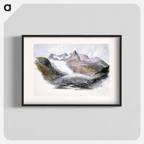 アートポスター-Rhône Glacier - ジョン シンガー サージェント Poster.
