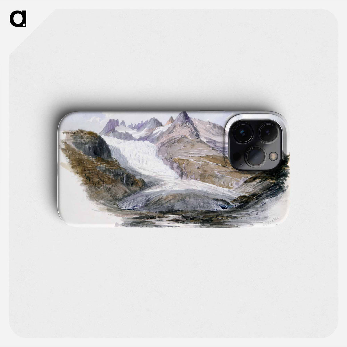 Rhône Glacier - John Singer Sargent Phone Case.