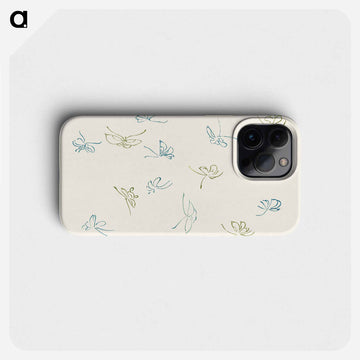 Japanese butterfly - 神坂 雪佳 Phone Case.