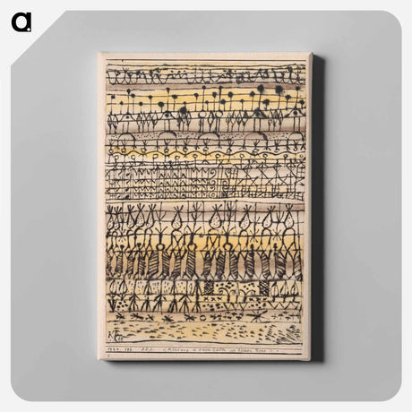 アートパネル-Cooling in a Hot Zone Garden
 - バーゼル美術館 Canvas.