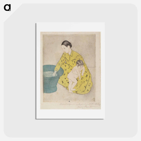 アートポストカード-The Bath - メアリー カサット Postcard.