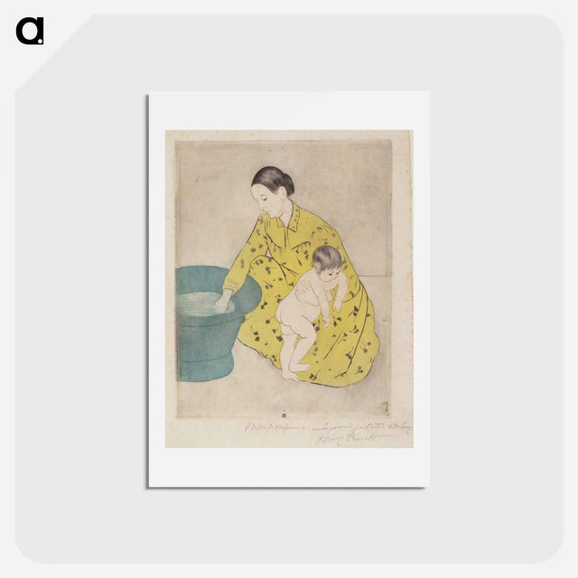 アートポストカード-The Bath - メアリー カサット Postcard.