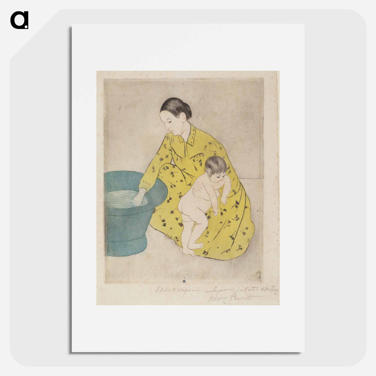 The Bath - Mary Cassatt Poster.