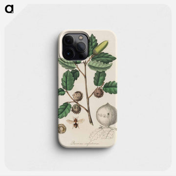 Aleppo Oak Illustration
 - 薬用植物学 Phone Case.
