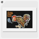 アートポスター-Te Crees Muy Gallo Porque Fumas? =: Do You Think You Are Very Rooster Because You Smoke?
 - 国立医学図書館 Poster.