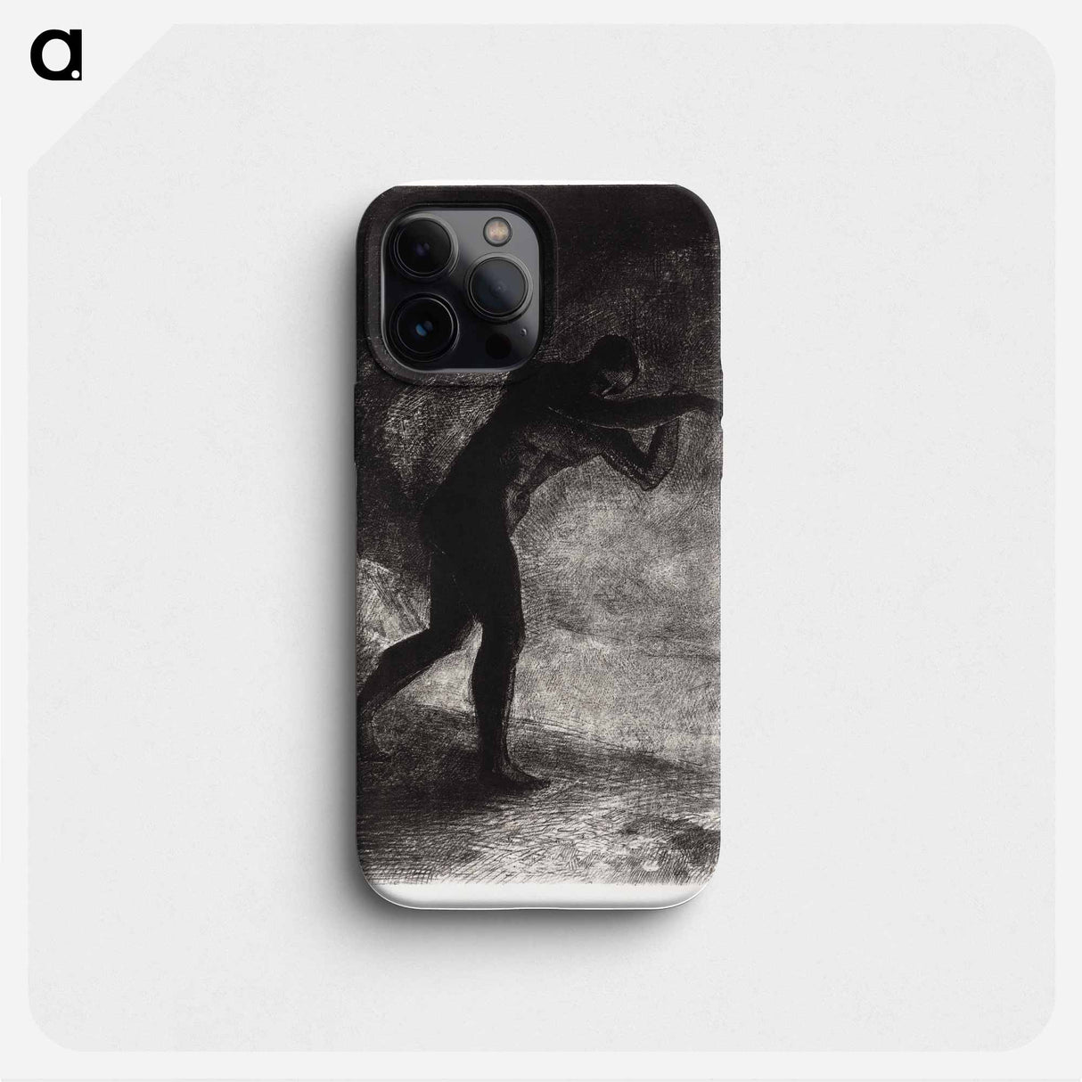 And Man Appeared, Questioning the Earth From Which He Emerged and Which Attracts Him, He Made His Way Toward Somber Brightness - Odilon Redon Phone Case.