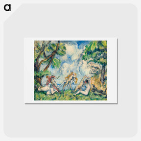 アートポストカード-The Battle of Love - ポール セザンヌ Postcard.