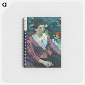 アートメモ帳-Woman in front of a Still Life by Cézanne - ポール ゴーギャン Memo.