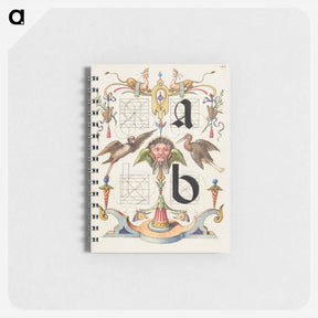 アートメモ帳-Guide for Constructing the Letters a and b
 - 書道のお手本 Memo.