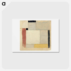 アートポストカード-Preliminary design for the floor - テオ ファン ドゥースブルフ Postcard.