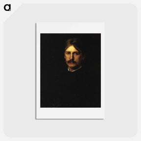 アートポストカード-Portrait of Montague Flagg (The Wanderer) - トーマス エイキンズ Postcard.