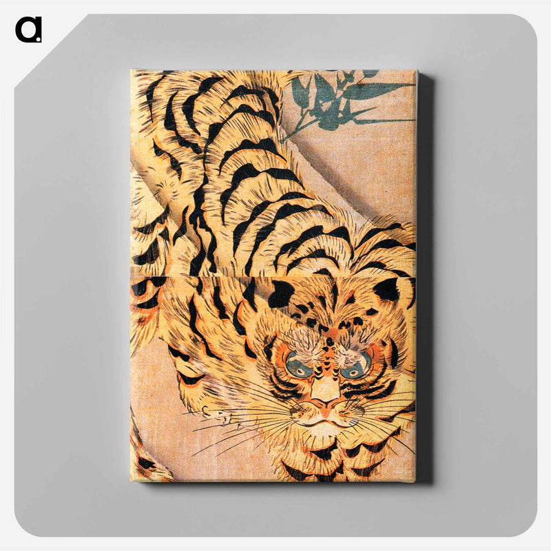 Tiger walking on a windy day - 歌川 国芳 Canvas.