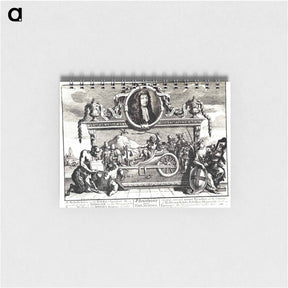 アートメモ帳-Frontispiece and its explanation (Hurdibras) - ウィリアム ホガース Memo.