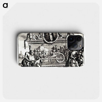 Frontispiece and its explanation (Hurdibras) - ウィリアム ホガース Phone Case.