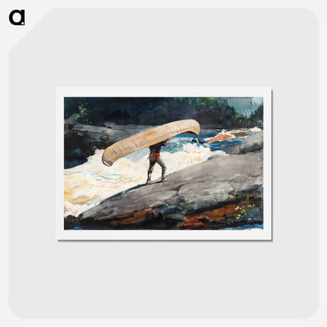 アートポストカード-The Portage - ウィンスロー ホーマー Postcard.