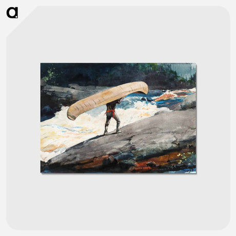 アートポストカード-The Portage - ウィンスロー ホーマー Postcard.