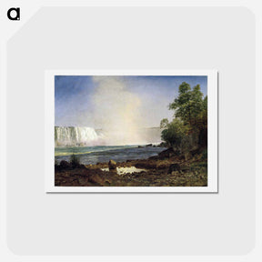 アートポストカード-Niagara Falls - アルバート ビアスタット Postcard.