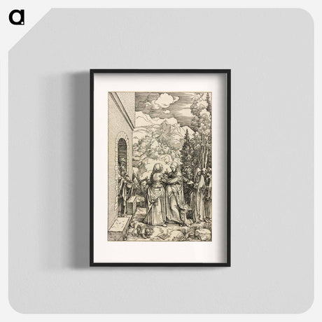 アートポスター-The Visitation - アルブレヒト デューラー Poster.