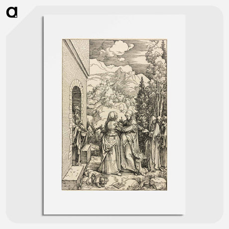 アートポスター-The Visitation - アルブレヒト デューラー Poster.