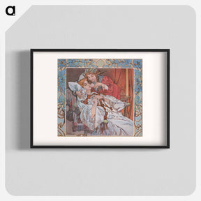 アートポスター-Trainer Angelica Bitter Tonic - アルフォンス ミュシャ Poster.