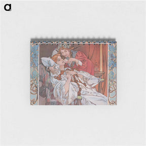 アートメモ帳-Trainer Angelica Bitter Tonic - アルフォンス ミュシャ Memo.