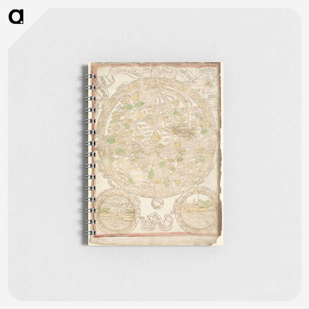 Medieval map - アンティーク地図 Memo.