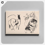 Horses - アーノルド ピーター ワイズ クビンチャン Canvas.