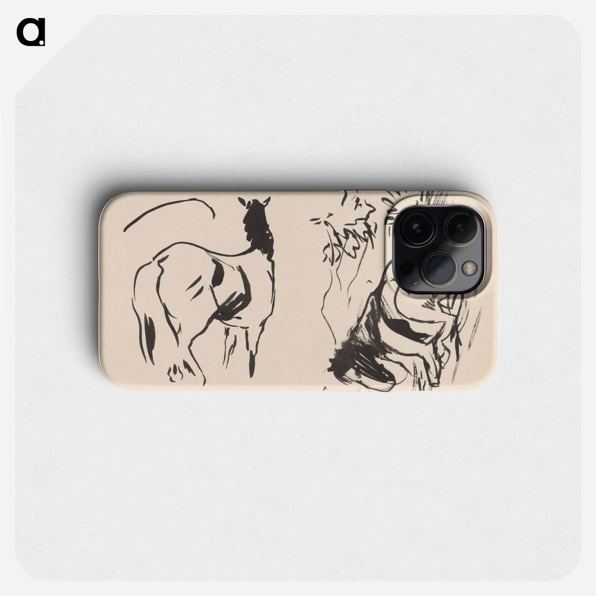 Horses - アーノルド ピーター ワイズ クビンチャン Phone Case.
