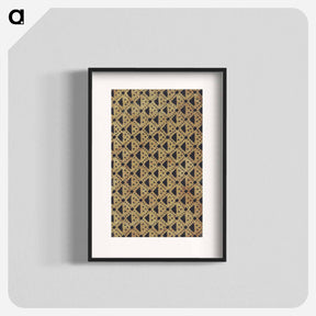 アートポスター-Decorative Paper from Rym Journaal der ontmoetingen van alle het scheepsvolk
 - 大英図書館 Poster.