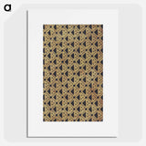 アートポスター-Decorative Paper from Rym Journaal der ontmoetingen van alle het scheepsvolk
 - 大英図書館 Poster.