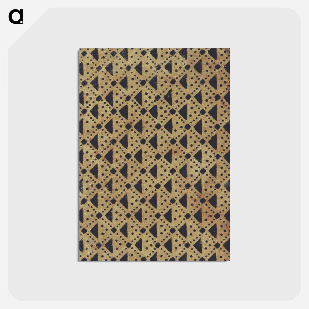 アートポストカード-Decorative Paper from Rym Journaal der ontmoetingen van alle het scheepsvolk
 - 大英図書館 Postcard.