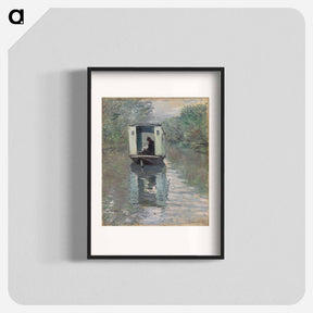 アートポスター-The Studio Boat - クロード モネ Poster.