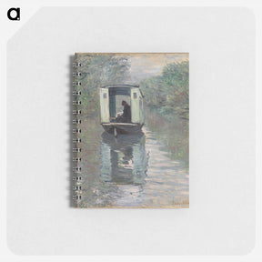 アートメモ帳-The Studio Boat - クロード モネ Memo.