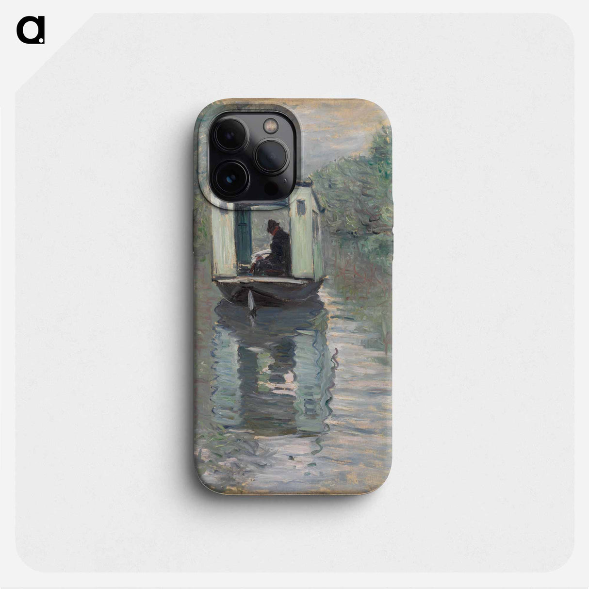 The Studio Boat - Claude Monet Phone Case.