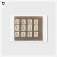 アートポストカード-Male Runner
 - エドワード マイブリッジ Postcard.