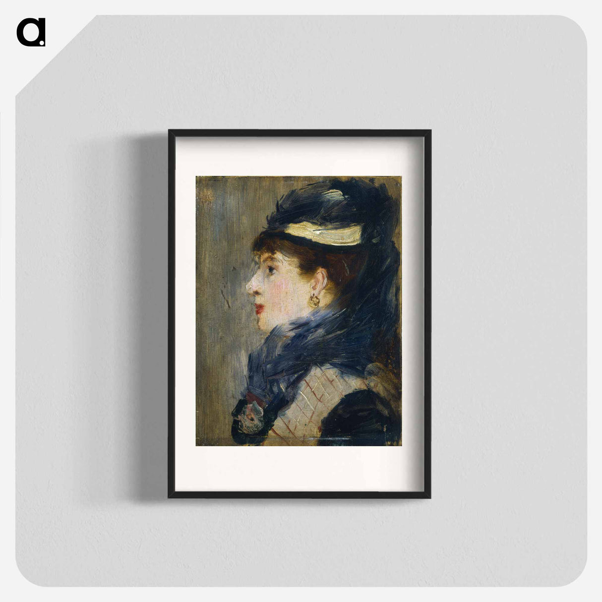 Portrait of a Lady - Édouard Manet Poster.