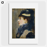 Portrait of a Lady - Édouard Manet Poster.