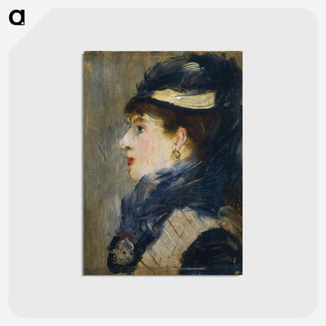 アートポストカード-Portrait of a Lady - エドゥアール マネ Postcard.