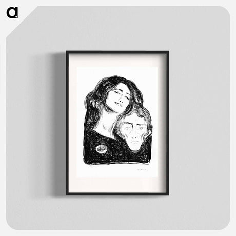 アートポスター-Salome - エドヴァルド ムンク Poster.