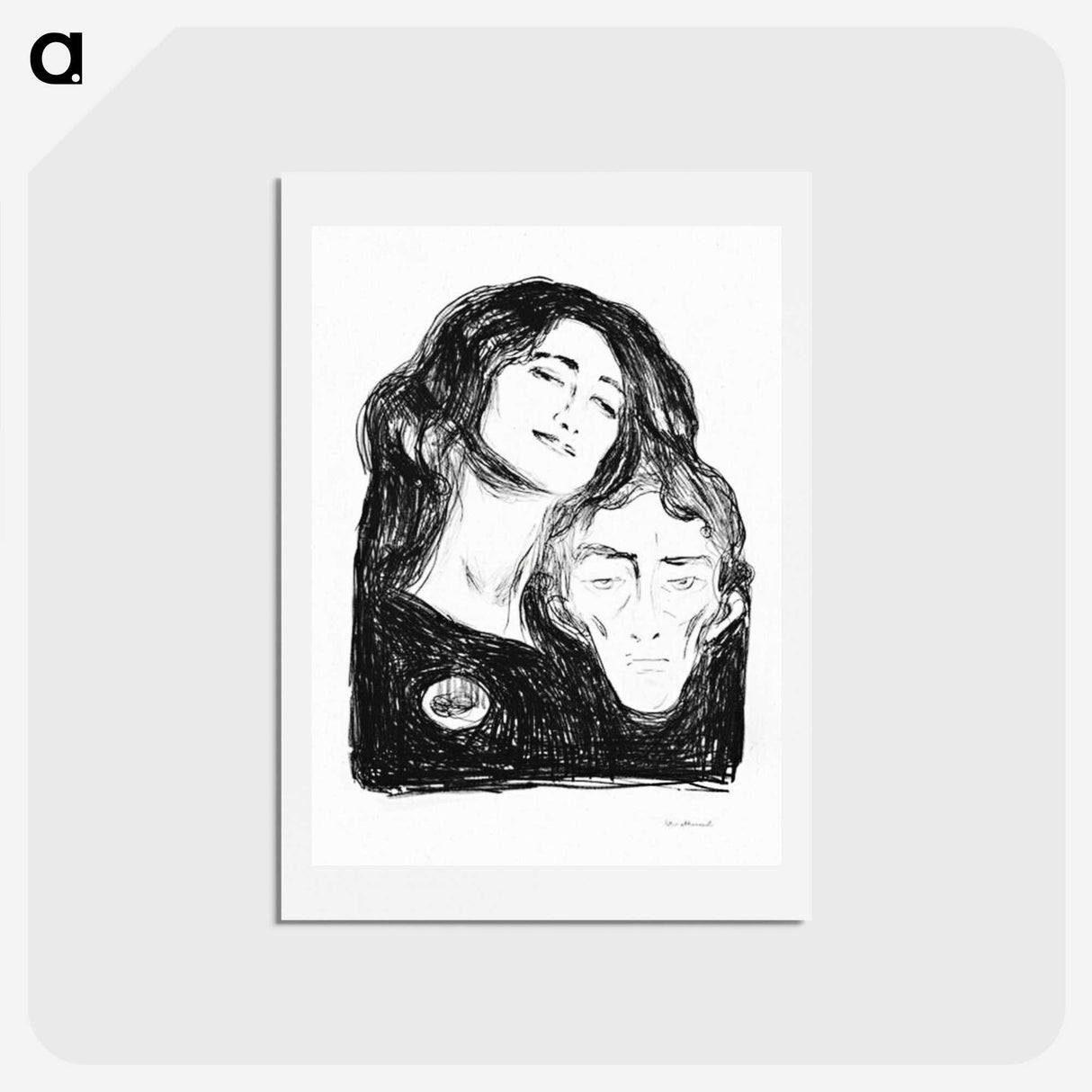 2-13_Edvard-Munch_hagaki