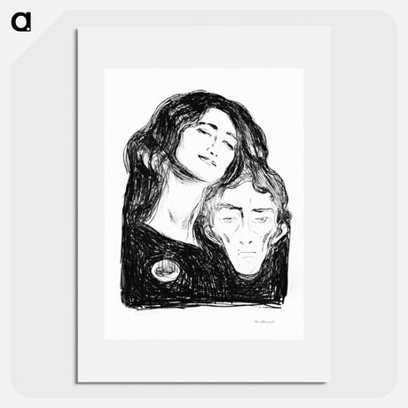 アートポスター-Salome - エドヴァルド ムンク Poster.