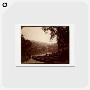 アートポストカード-La Marne à la Varenne
 - ウジェーヌ アジェ Postcard.