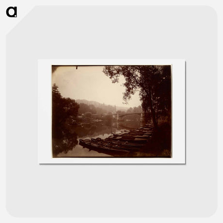 アートポストカード-La Marne à la Varenne
 - ウジェーヌ アジェ Postcard.