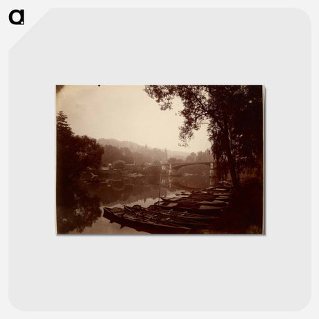 アートポストカード-La Marne à la Varenne
 - ウジェーヌ アジェ Postcard.