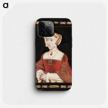 Portrait of Jane Seymour - ハンス ホルバイン Phone Case.