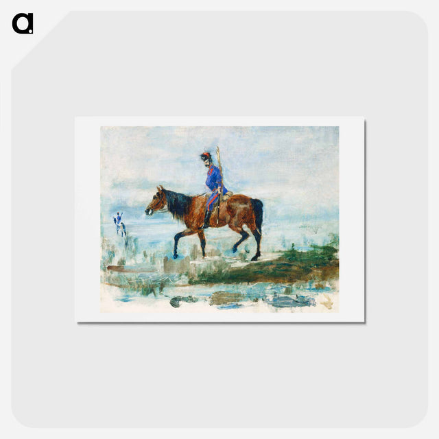 アートポストカード-Hussars - アンリ ド トゥールーズ ロートレック Postcard.