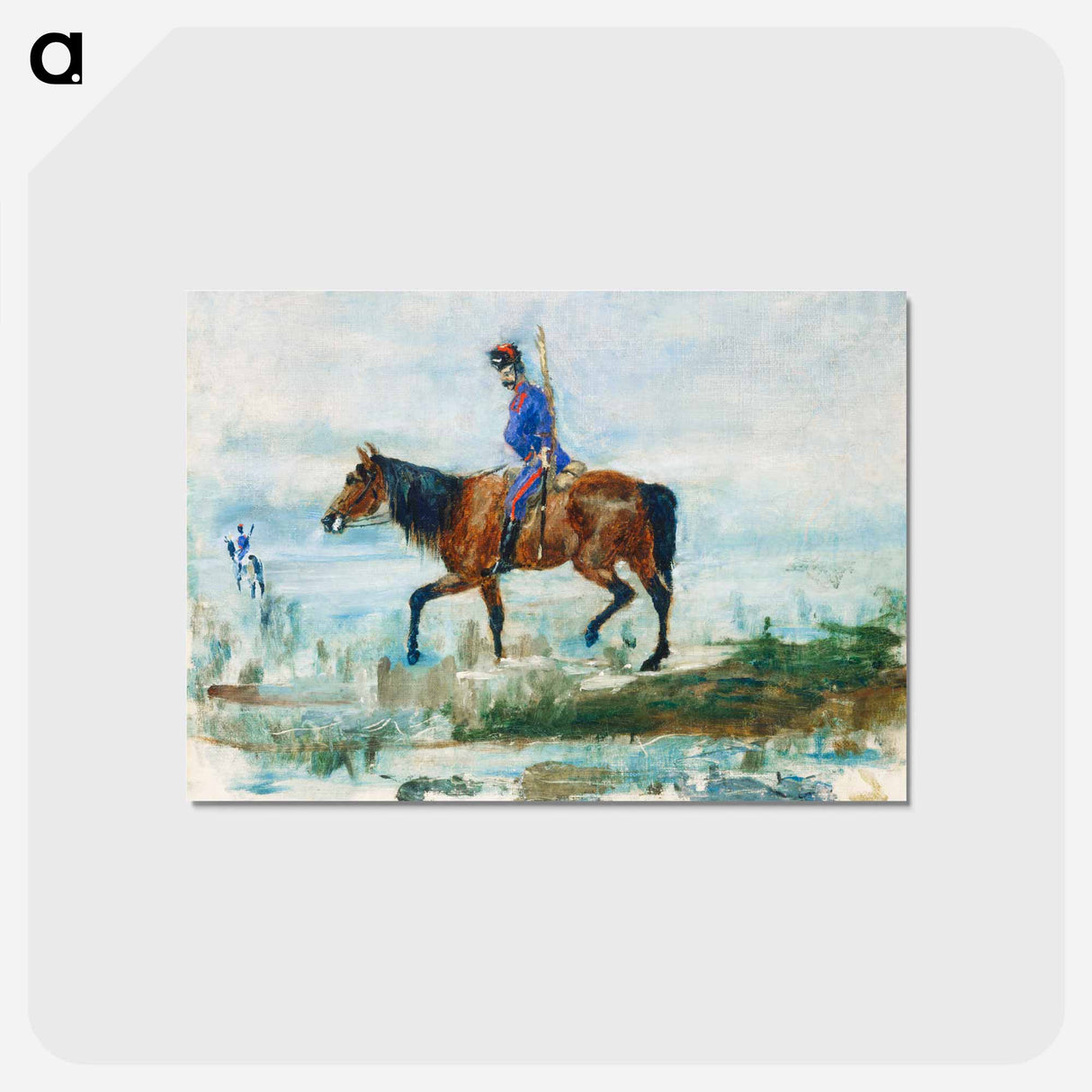 アートポストカード-Hussars - アンリ ド トゥールーズ ロートレック Postcard.